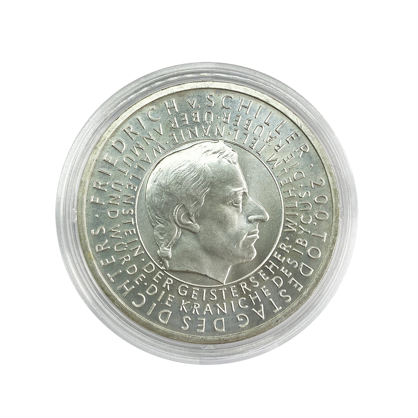 Alemania - Moneda 10 euros plata 2005 - Friedrich von Schiller