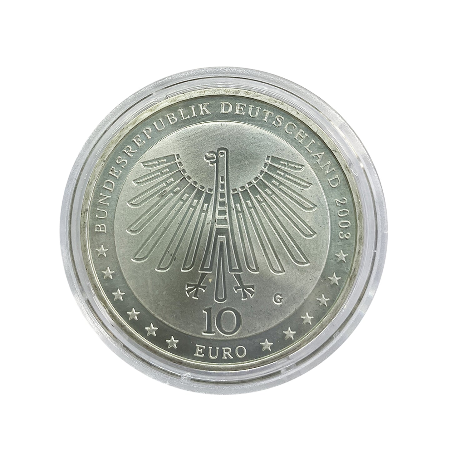Alemania - Moneda 10 euros plata 2003 - Bicentenario del nacimiento de Gottfried Semper