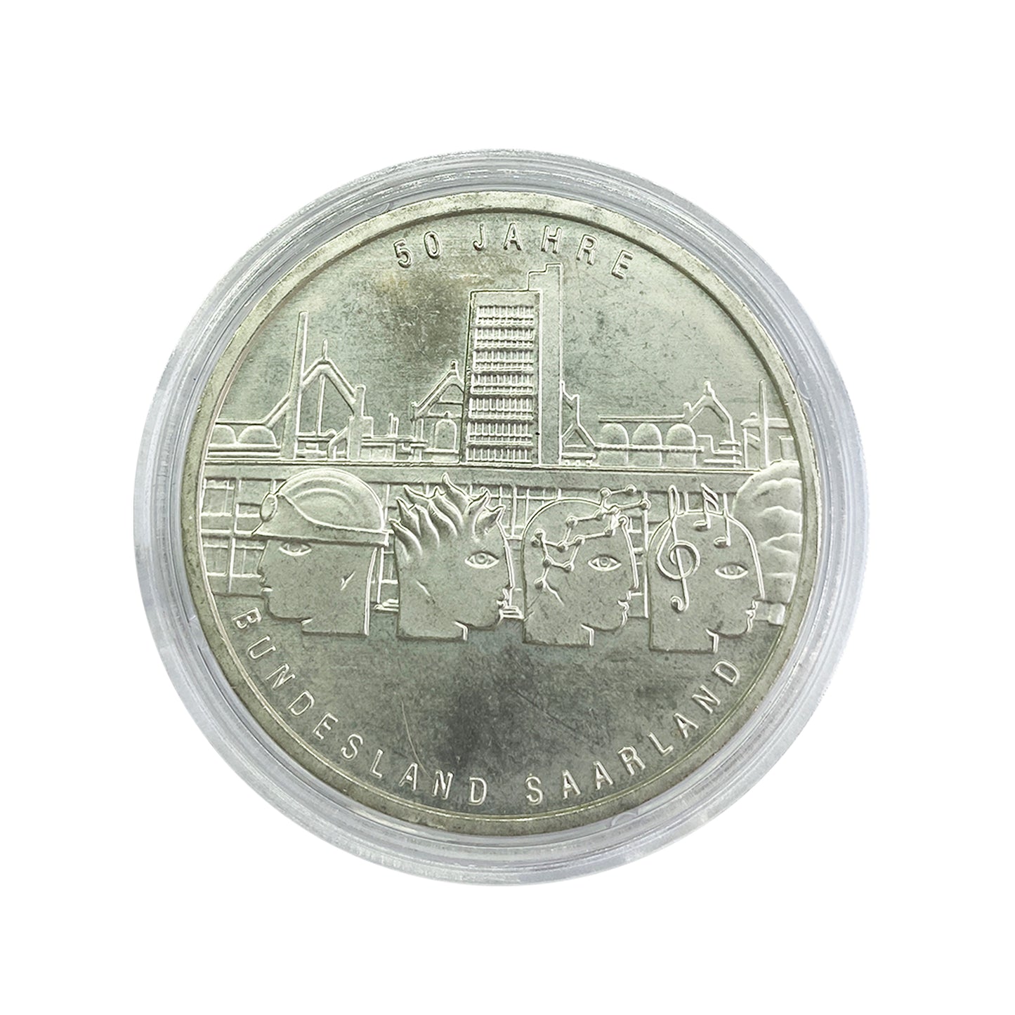 Alemania - Moneda 10 euros plata 2007 -  Estado federado del Sarre