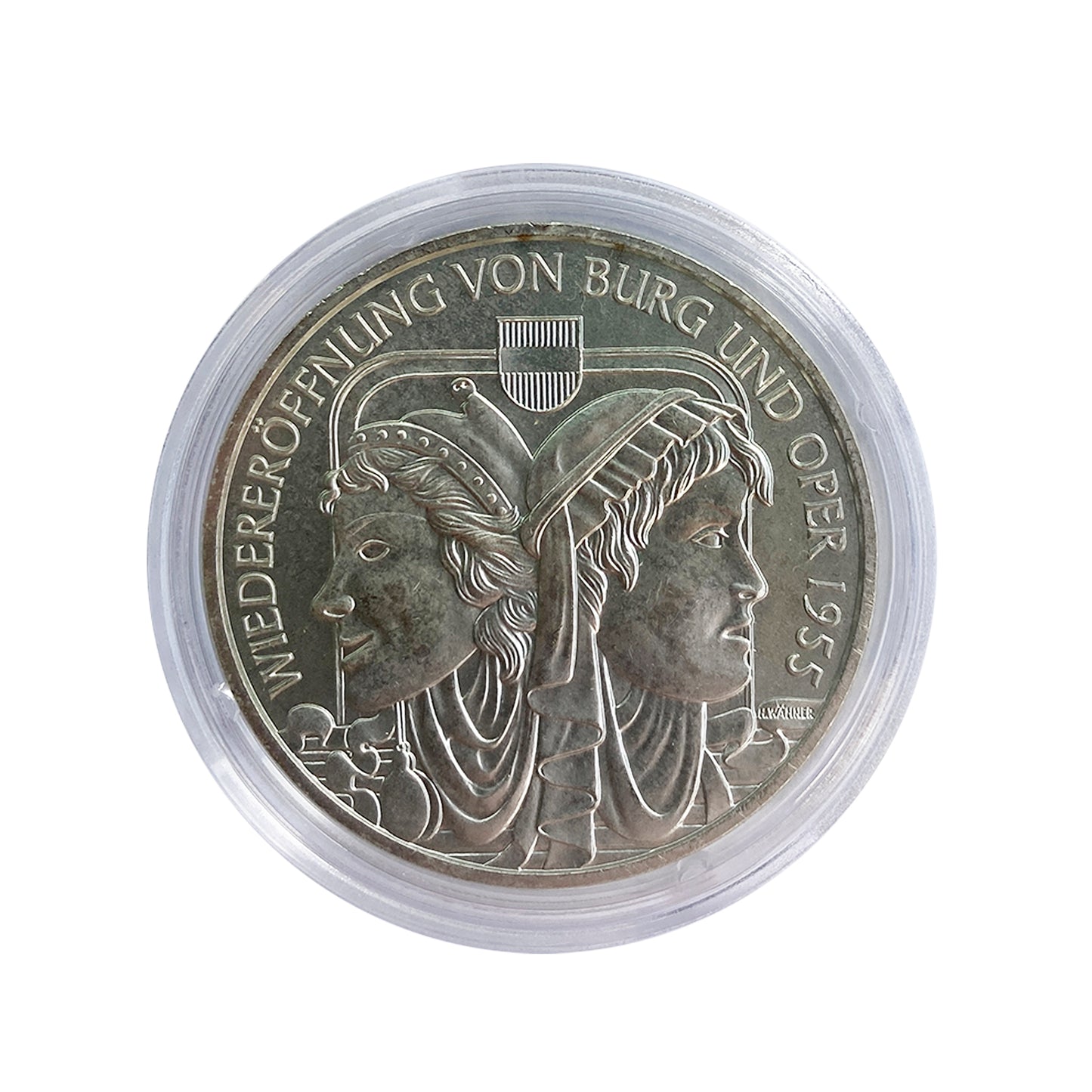 Austria - Moneda 10 euros plata 2005 -  Reapertura de Castillo y Ópera