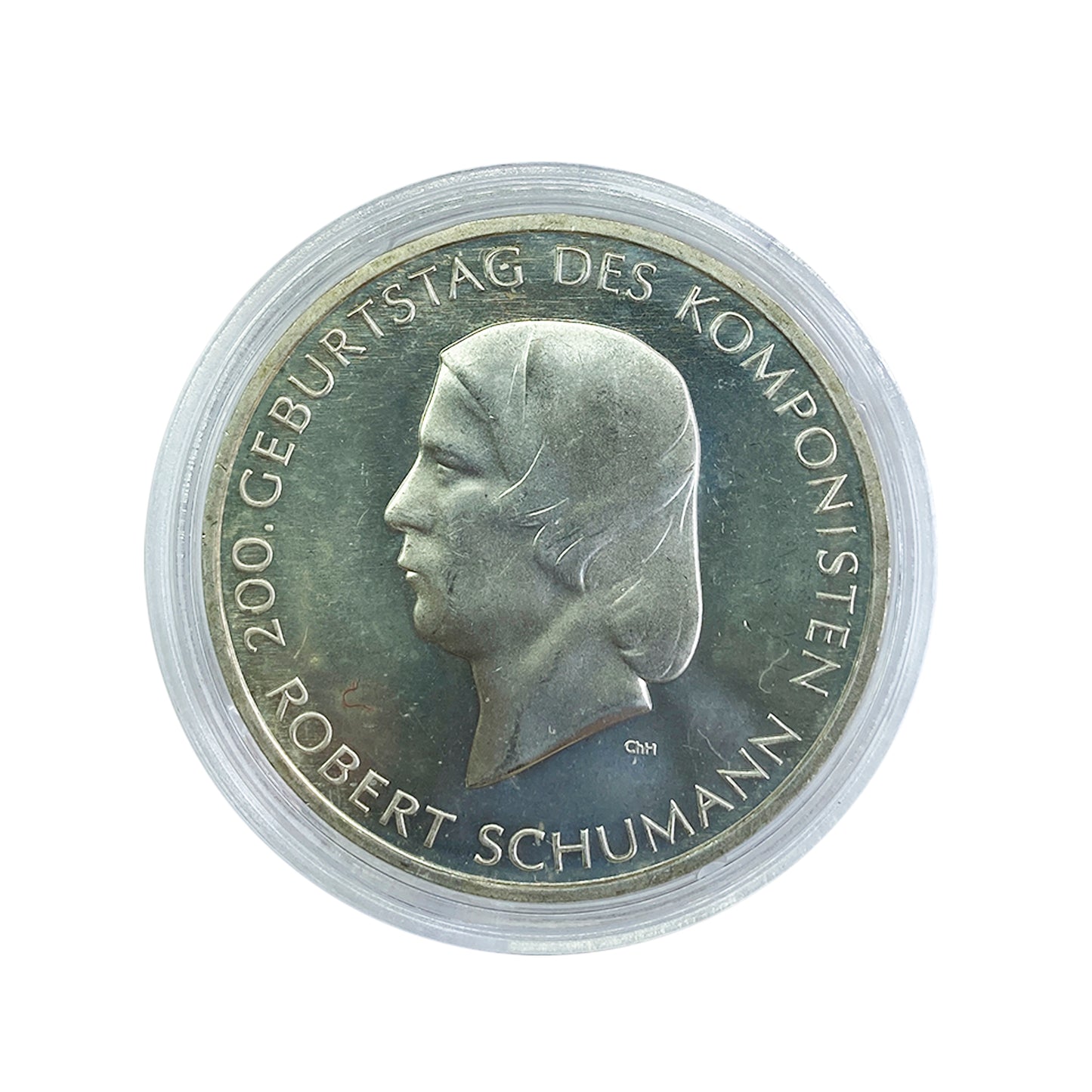 Alemania - Moneda 10 euros plata 2010 - 200 Aniversario del nacimiento de Robert Schumann