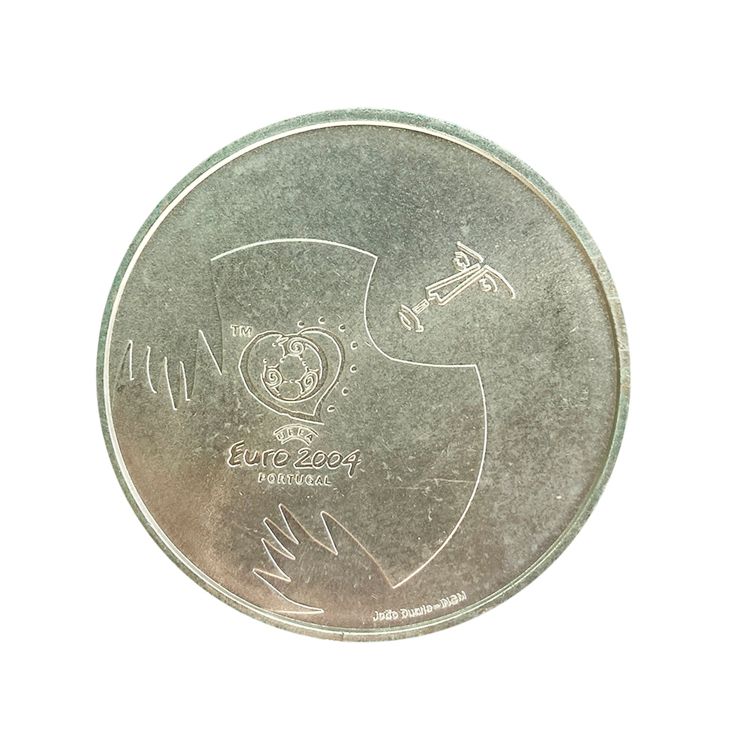 Portugal - Moneda 8 euros en plata 2004 - UEFA Portero