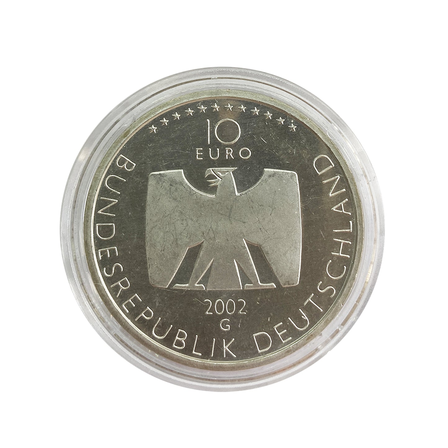 Alemania - Moneda 10 euros plata 2002 - 50 Años de la televisión alemana