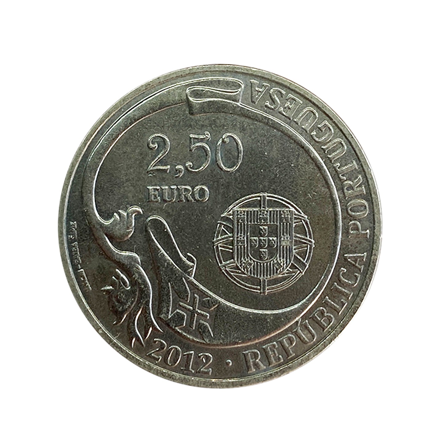 Portugal - Moneda 2,5 euros 2012 - 75 Años Buque escuela Sagres