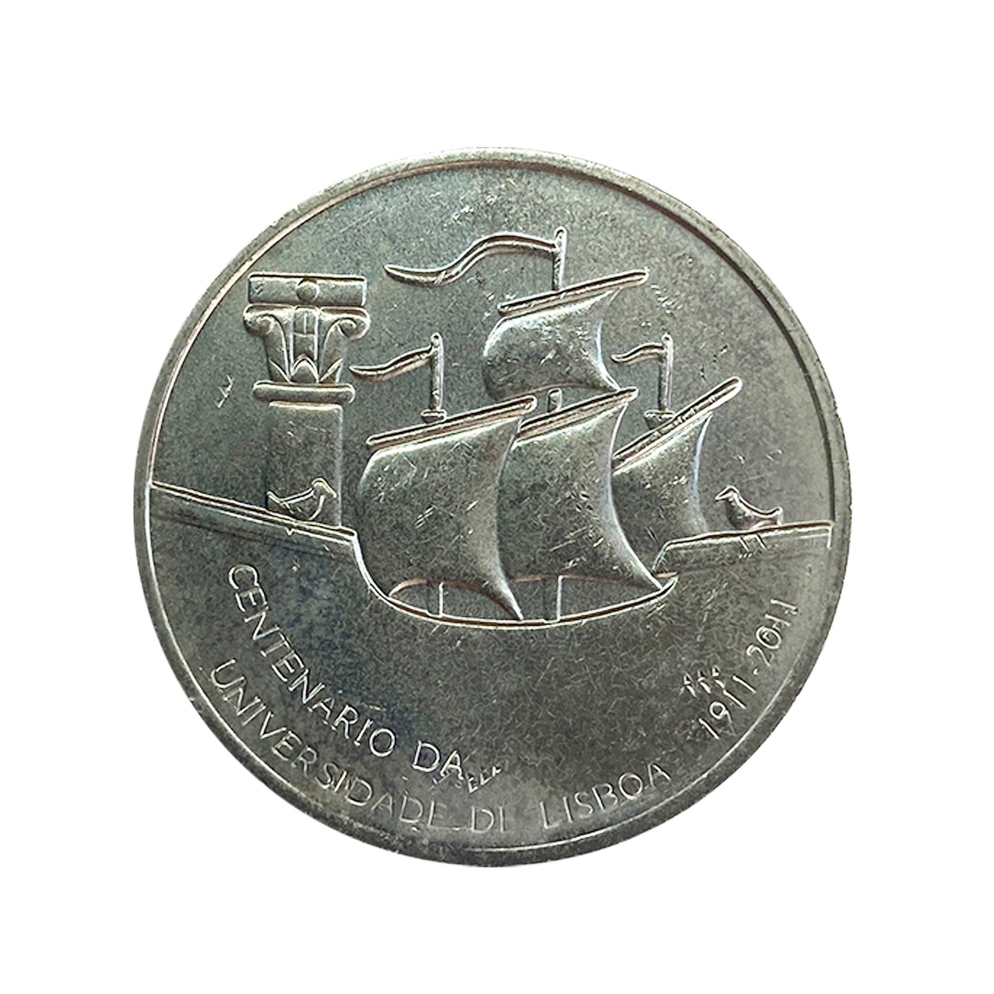 Portugal - Moneda 2,5 euros 2011 - Centenario Universidad de Lisboa