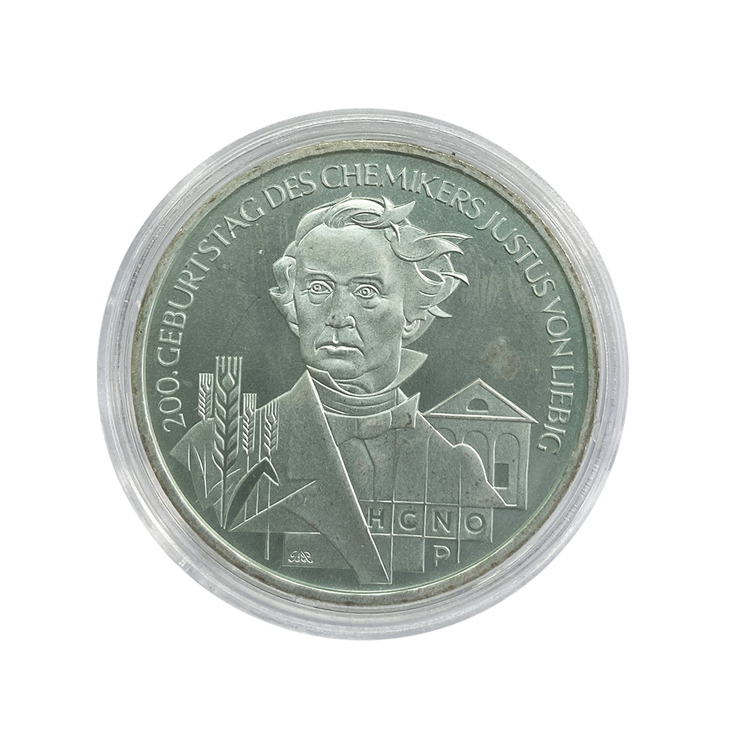 Alemania - Moneda 10 euros plata 2003 - 200 Aniversario de Justus von Liebig