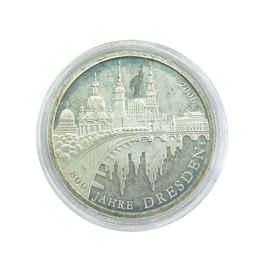 Alemania - Moneda 10 euros plata 2006 - 800 años de Dresde