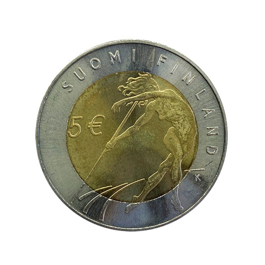 Finlandia - Moneda 5 euros en cuproníquel 2005 - Campeonato Mundial de Atletismo