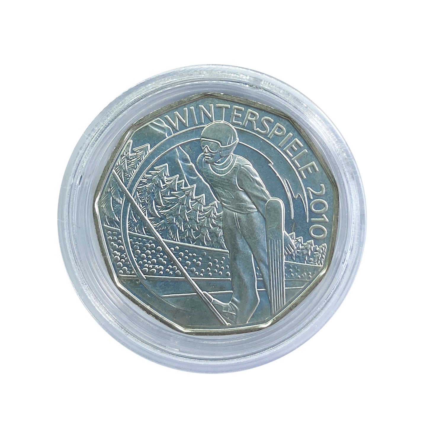 Austria - Moneda 5 euros plata 2010 - Juegos de Olímpicos de Invierno 2010 - Saltos de Esquí