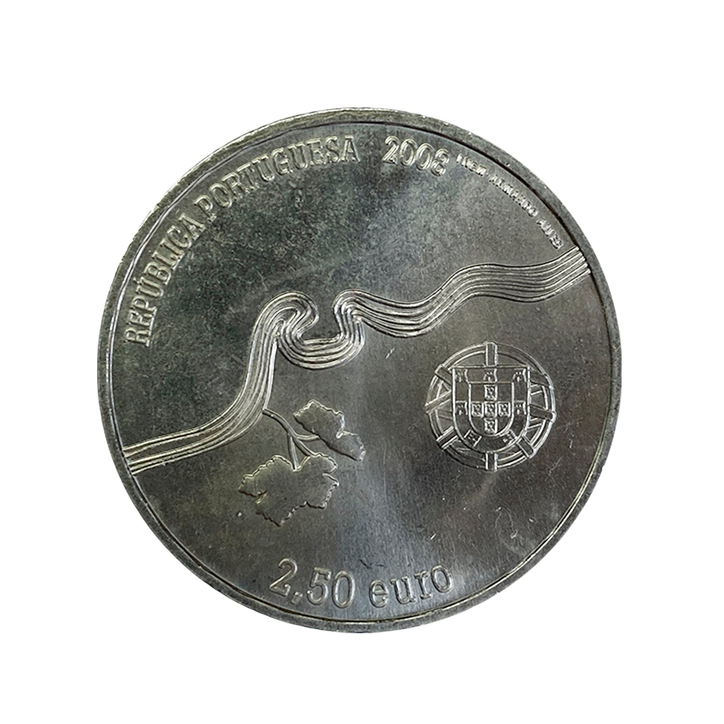 Portugal - Moneda 2,5 euros 2008 - UNESCO Alto Duero Vinícola