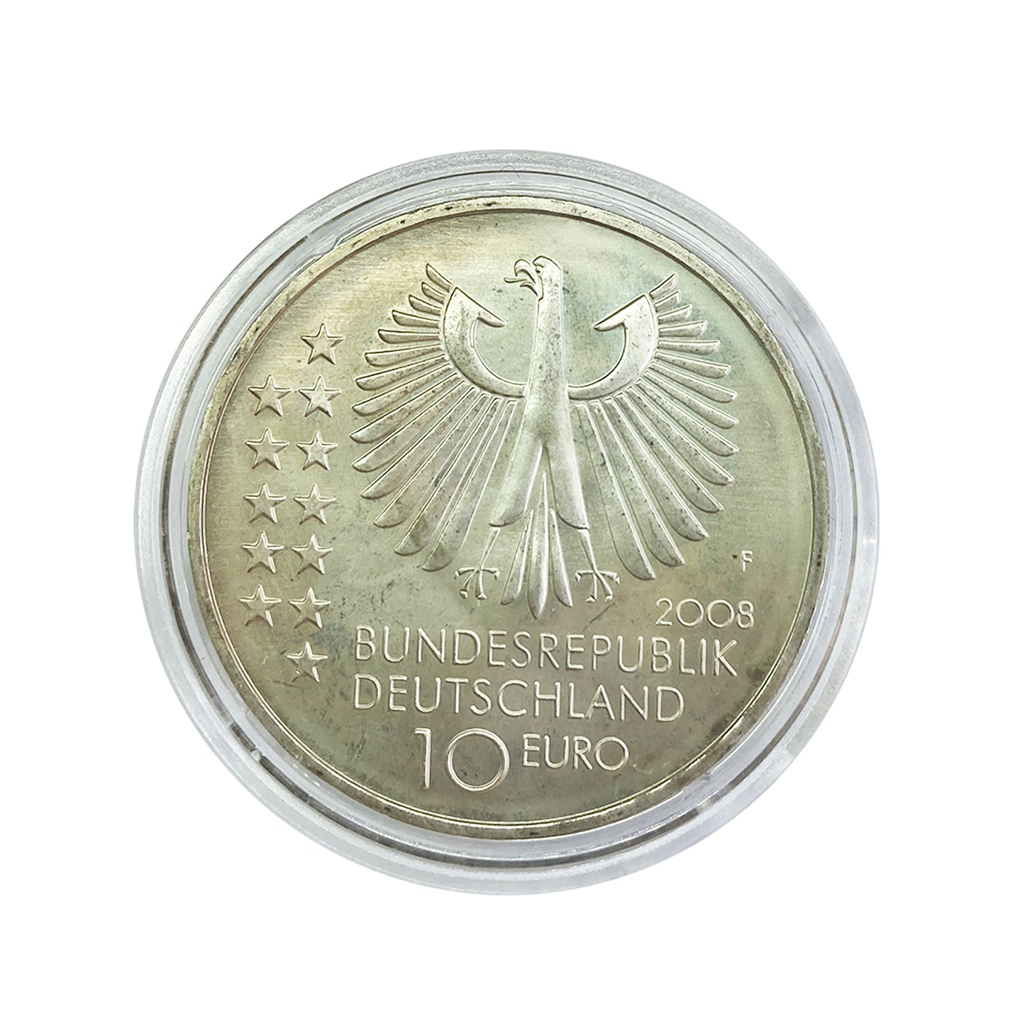 Alemania - Moneda 10 euros plata 2008 - 150 Aniversario del nacimiento de Max Planck