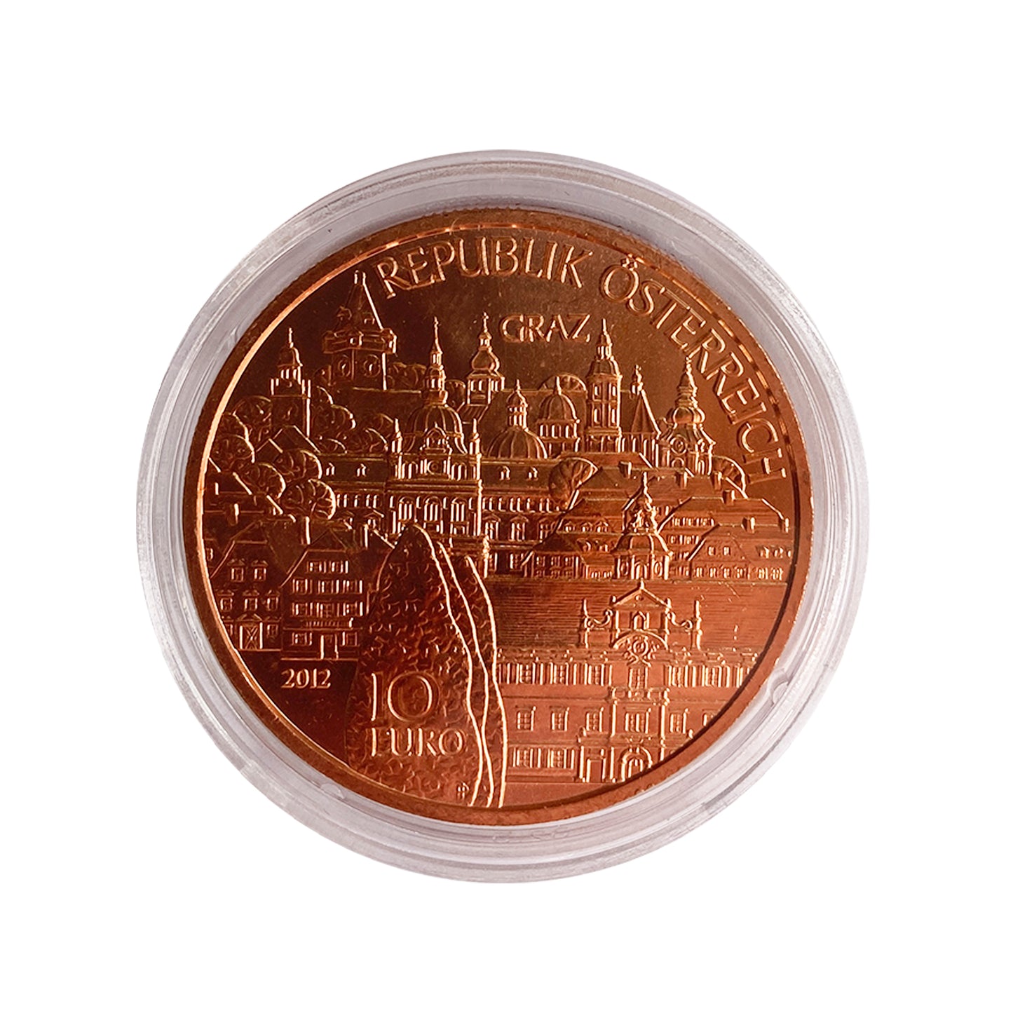 Austria - Moneda 10 euros cobre 2012 - Estado de Estiria