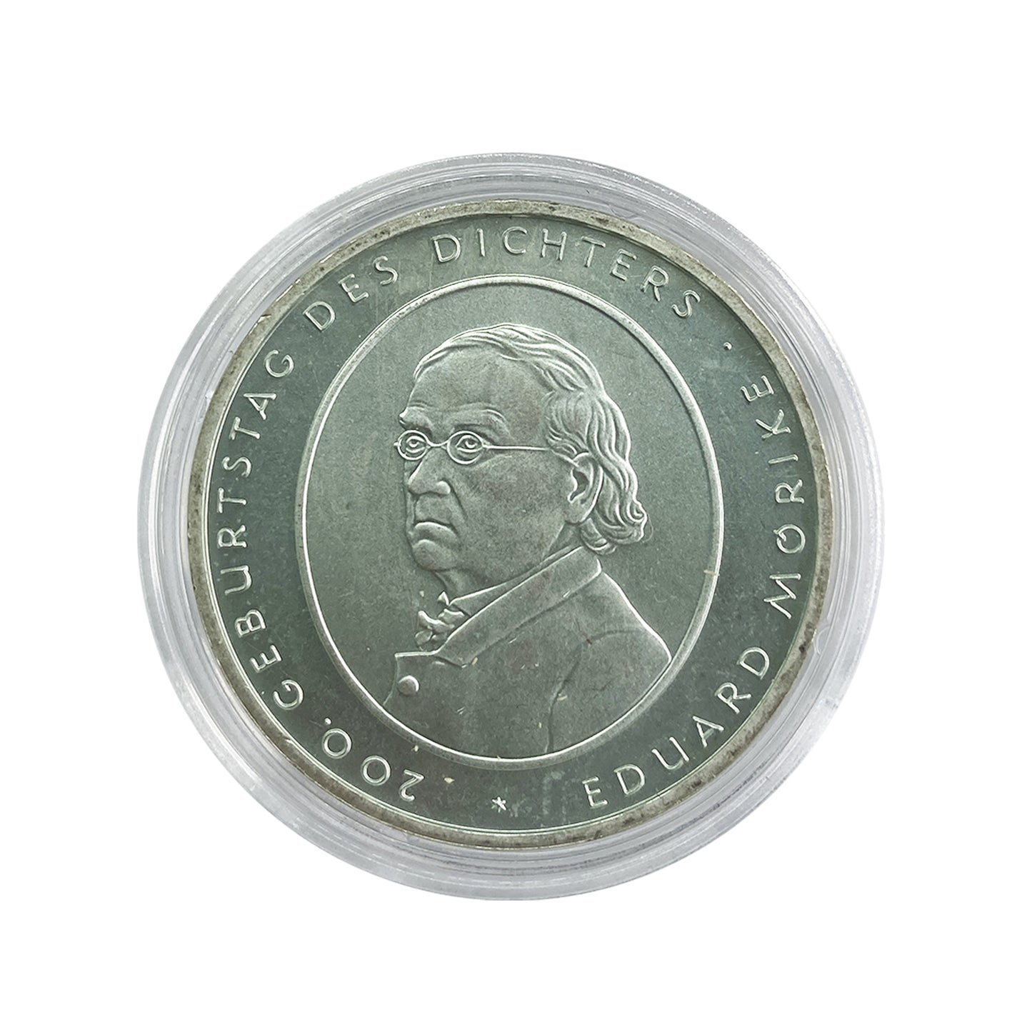 Alemania - Moneda 10 euros plata 2004 - Eduard Mörike