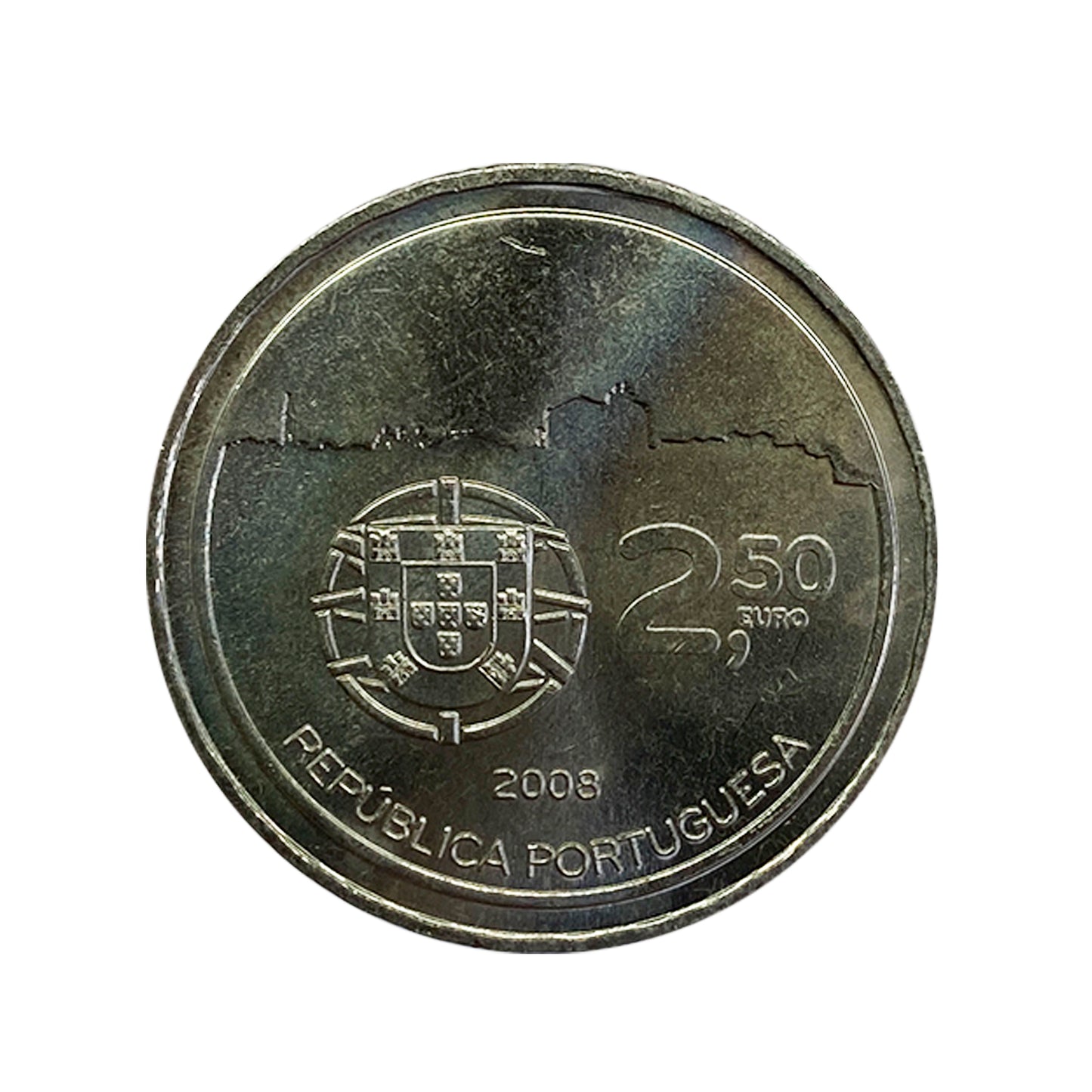Portugal - Moneda 2,5 euros 2008 - UNESCO Centro Histórico de Oporto