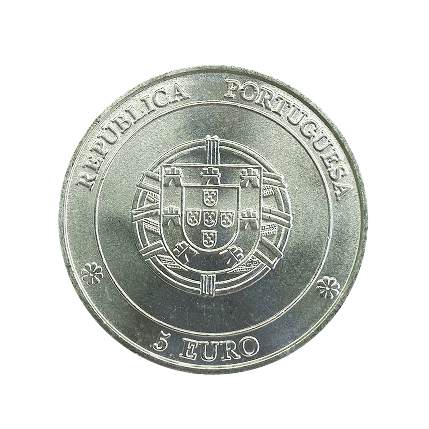 Portugal - Moneda 5 euros en plata 2005 - UNESCO Angra