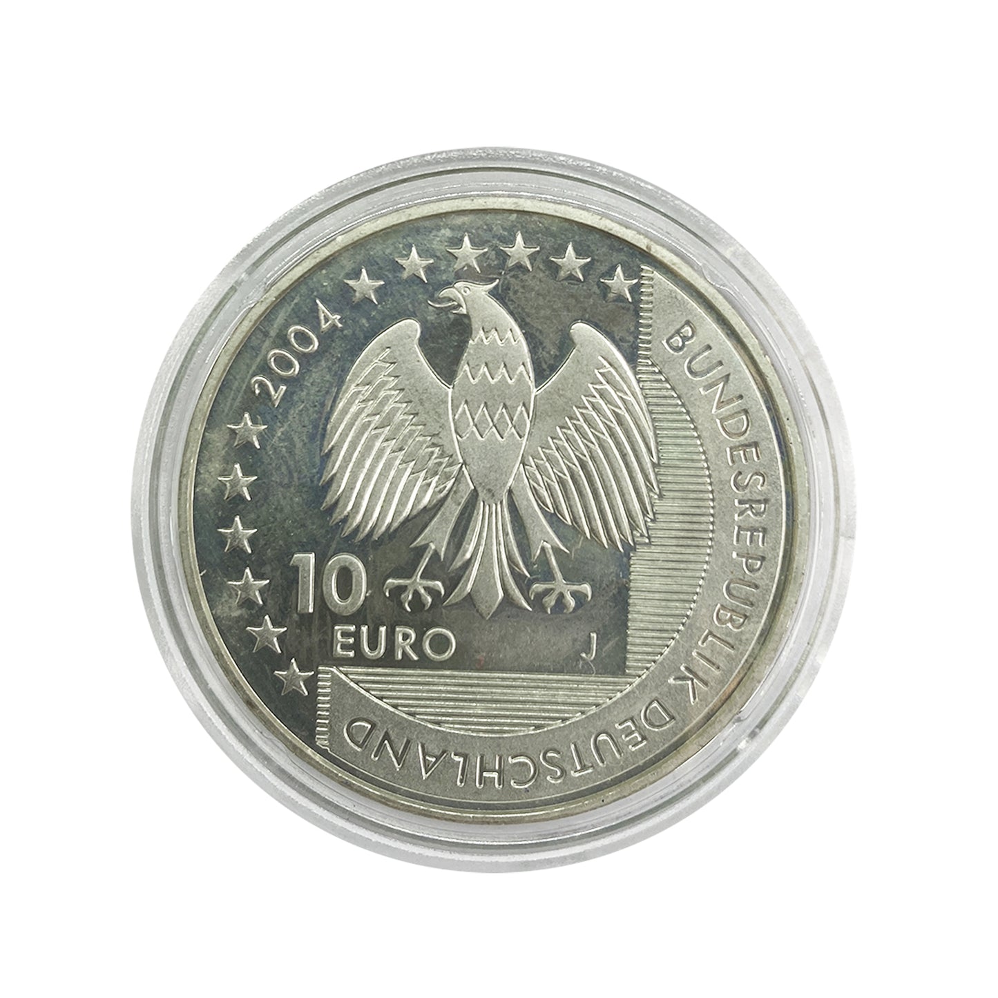 Alemania - Moneda 10 euros plata 2004 -Parque nacional Wattenmeer