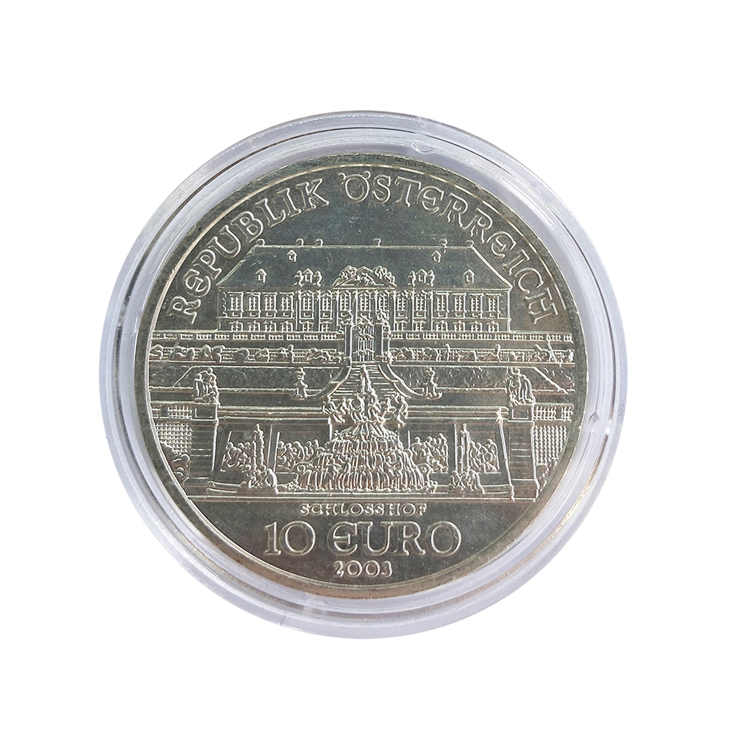 Austria - Moneda 10 euros plata 2003 - Palacio Schloss Hof