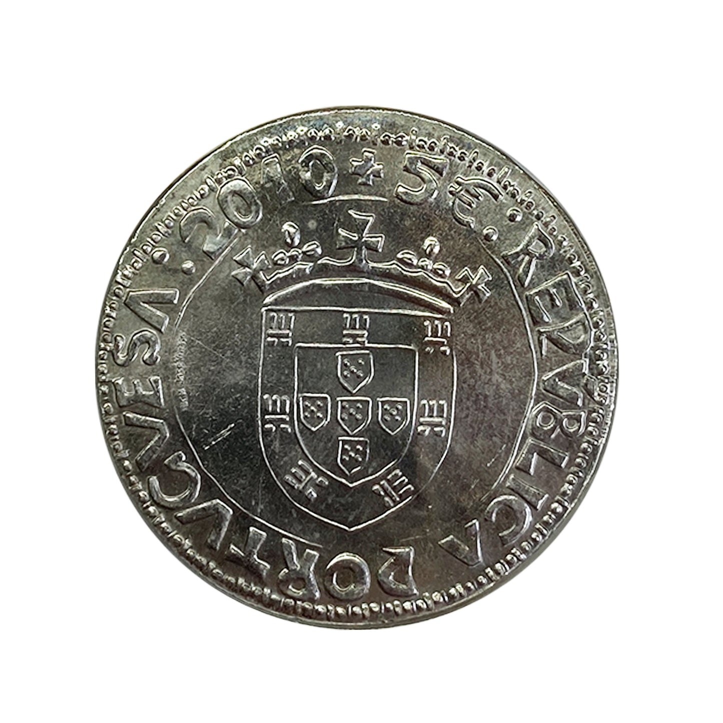 Portugal - Moneda 5 euros 2010 - Reinado de Juan II