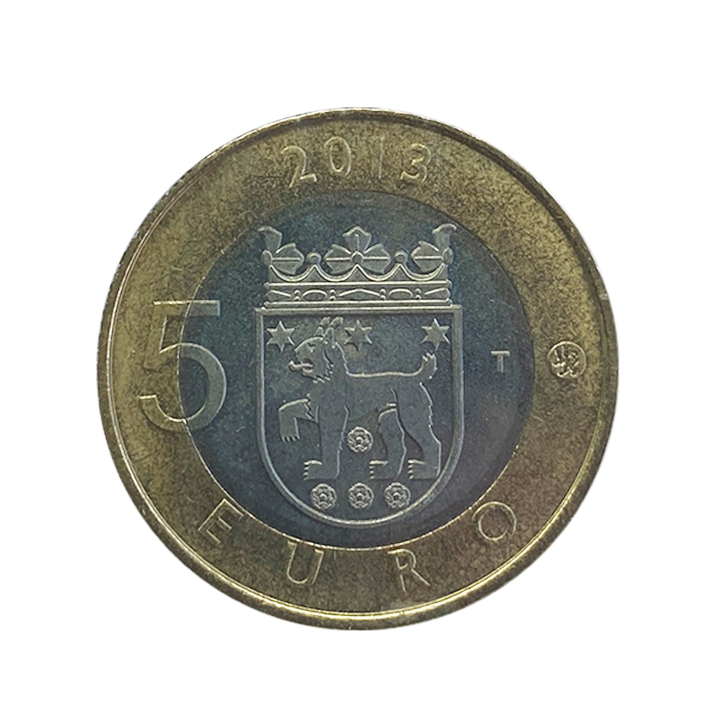 Finlandia - Moneda 5 euros en cuproníquel 2013 - Iglesia de San Lorenzo