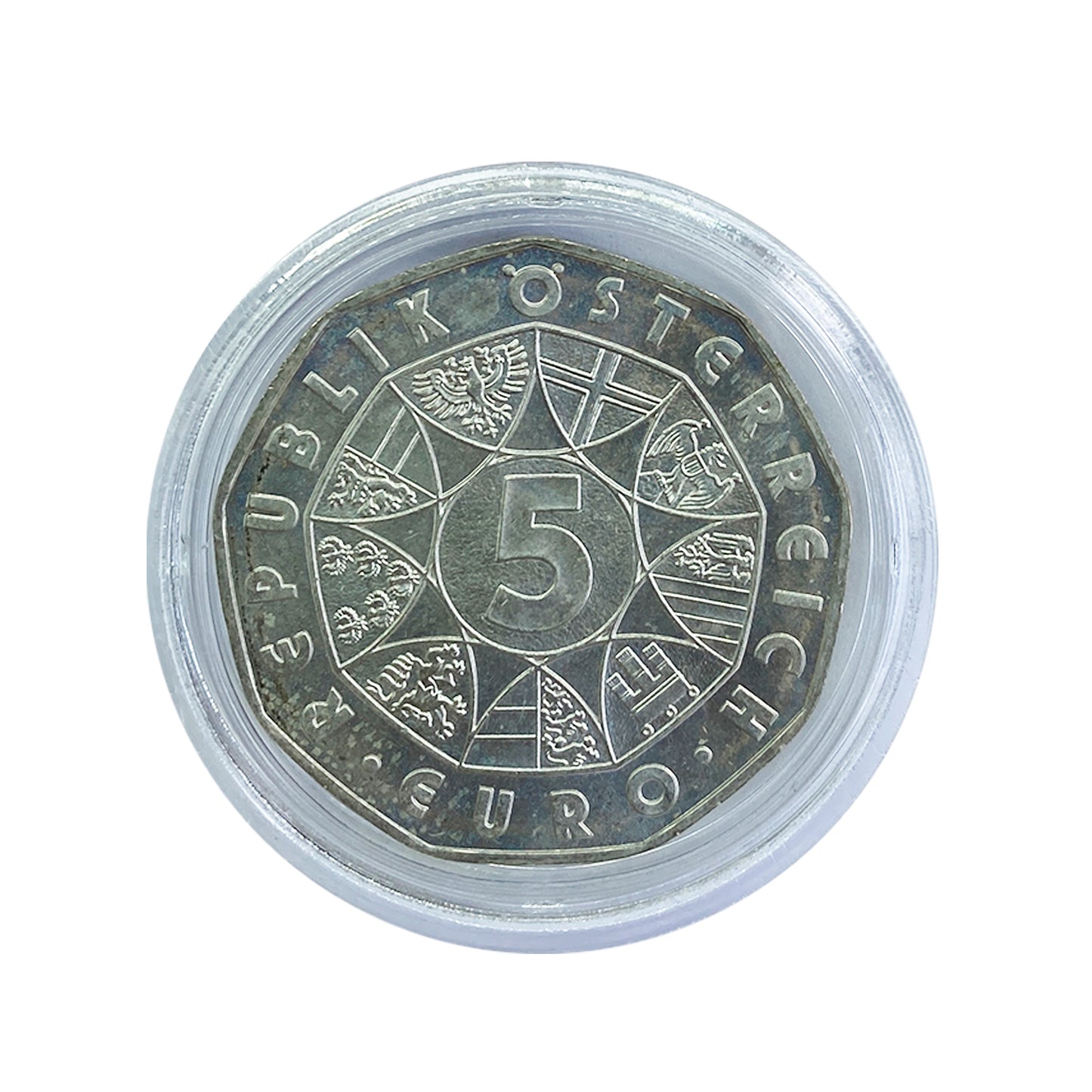 Austria - Moneda 5 euros plata 2003 - Energía Hidráulica