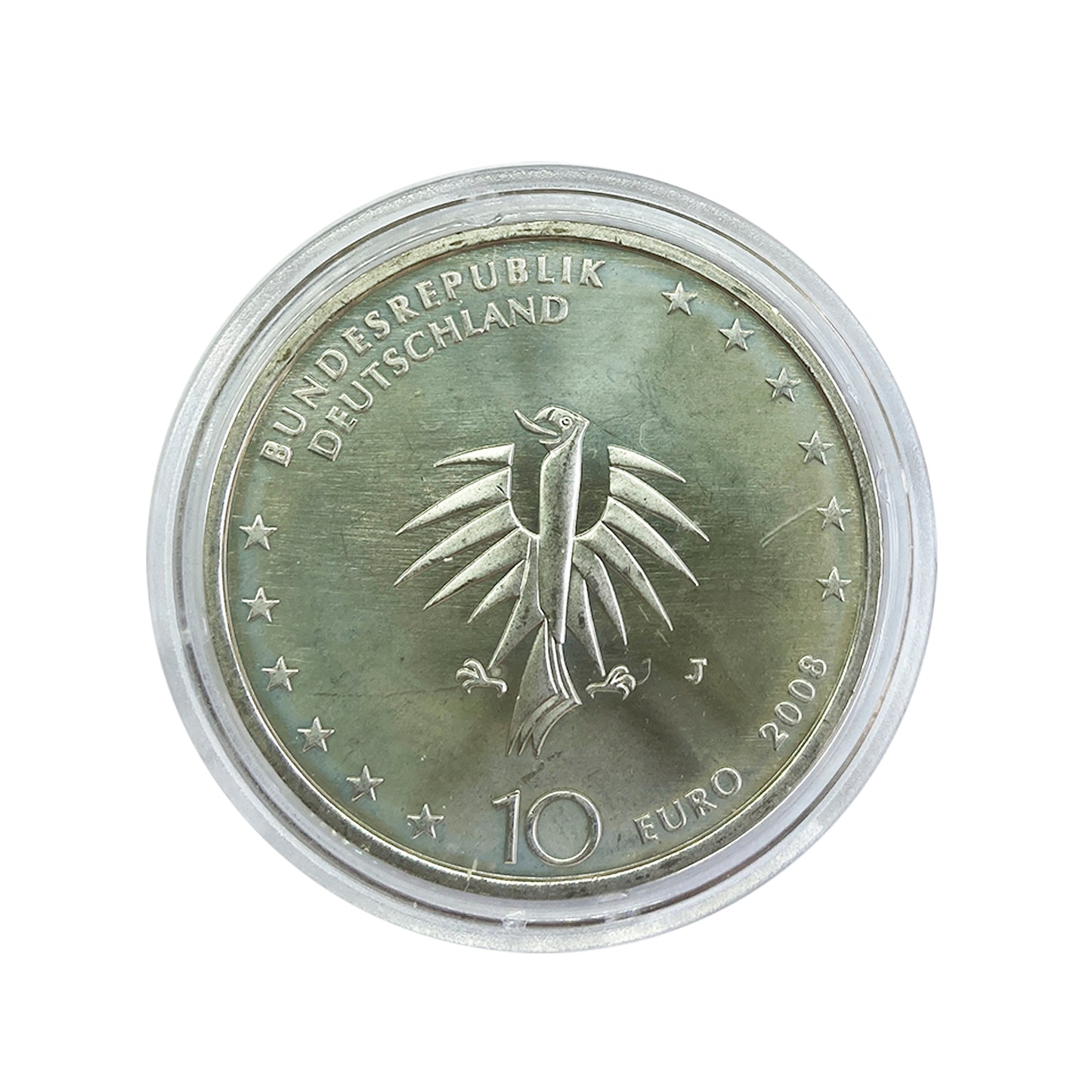 Alemania - Moneda 10 euros plata 2008 - Buque Escuela Gorch Fock II