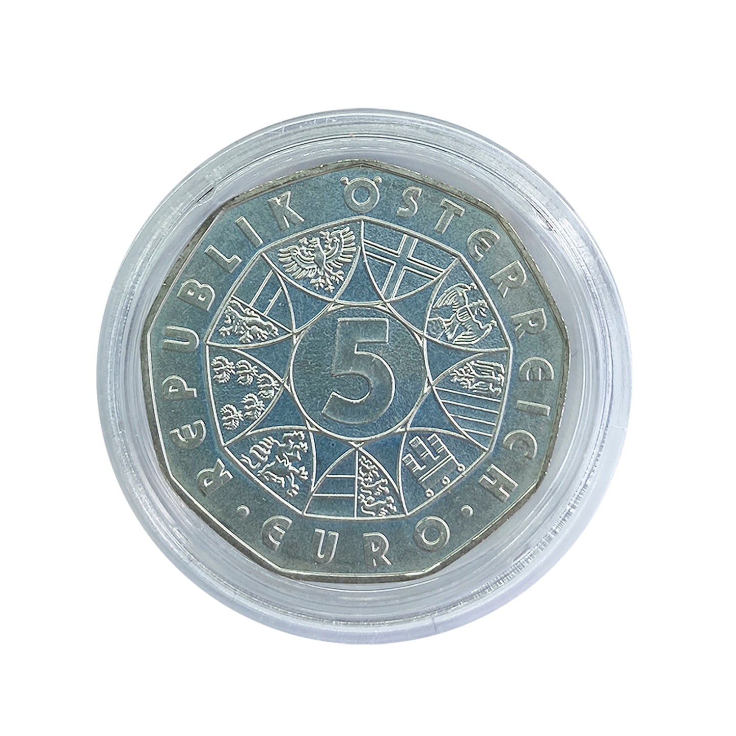 Austria - Moneda 5 euros plata 2008 - Centenario del nacimiento de Herbert von Karajan