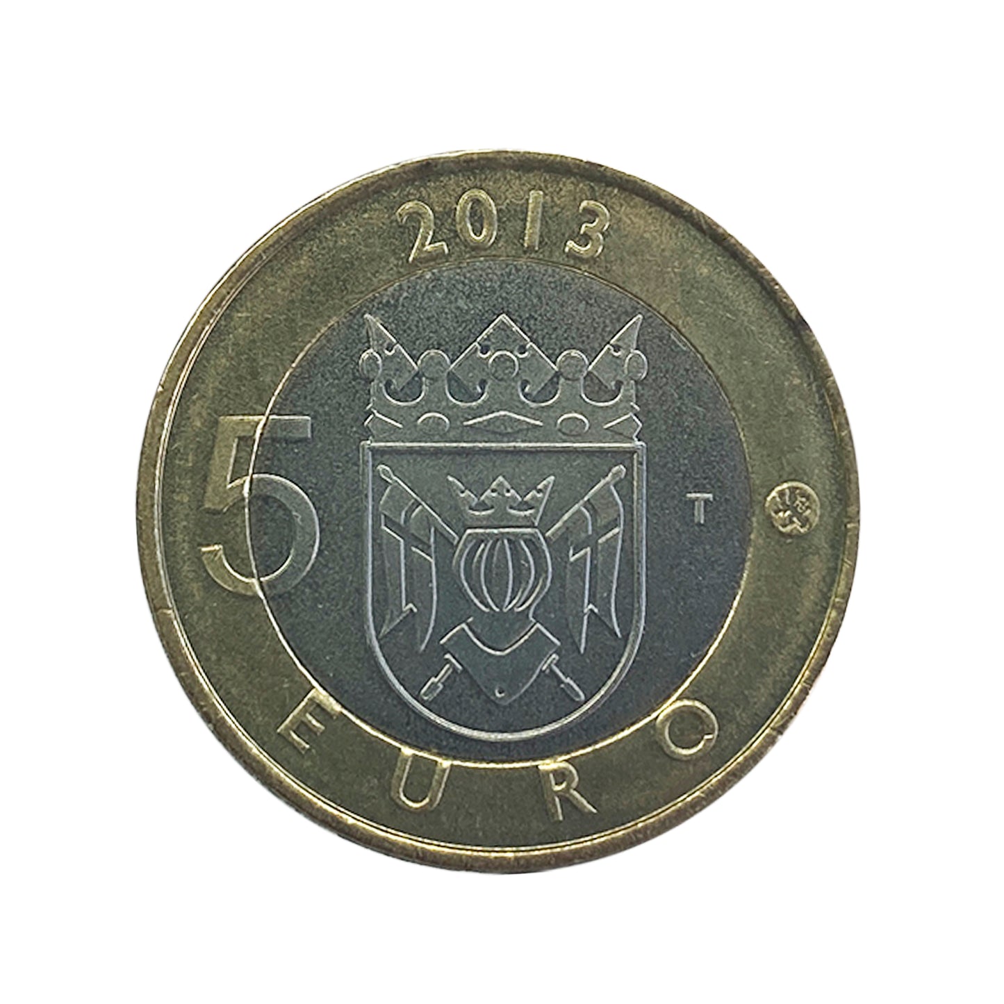 Finlandia - Moneda 5 euros en cuproníquel 2013 - Catedral Turku