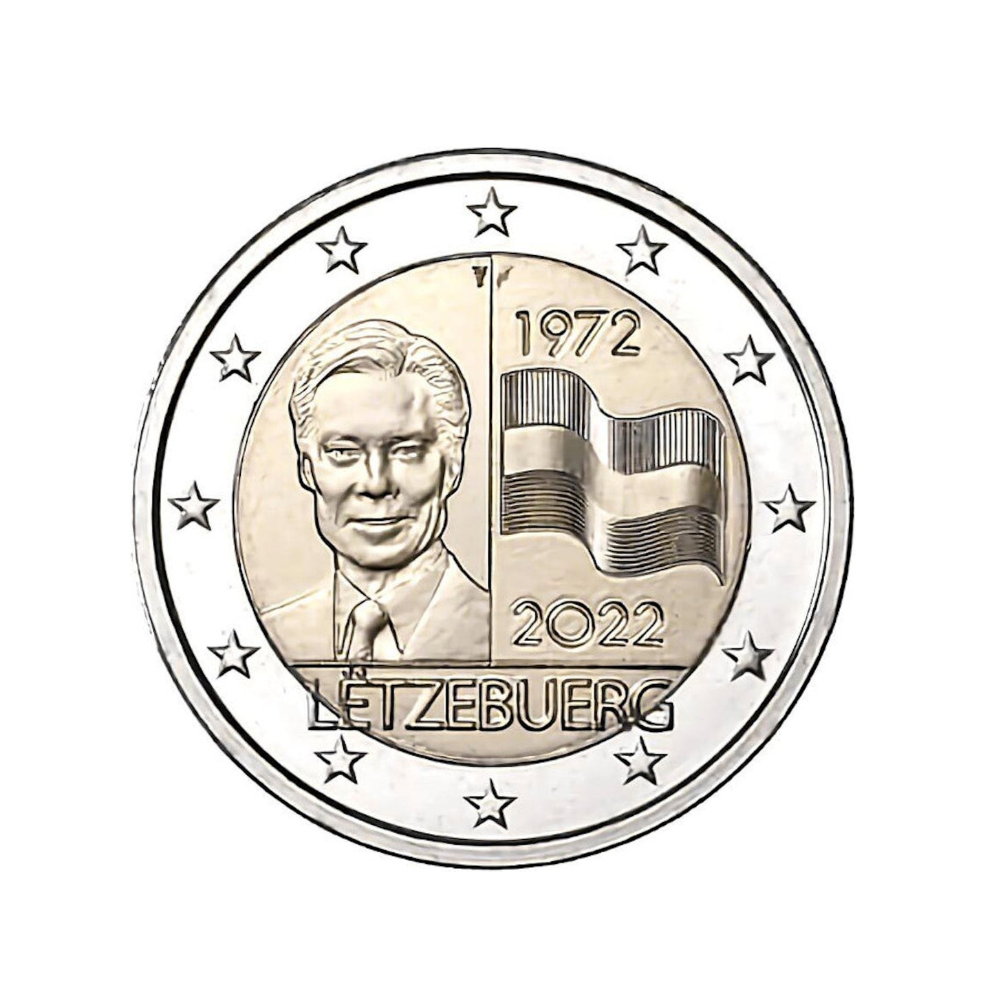 Luxemburgo - Moneda 2 euros conmemorativa 2022 - Aniversario Bandera de Luxemburgo
