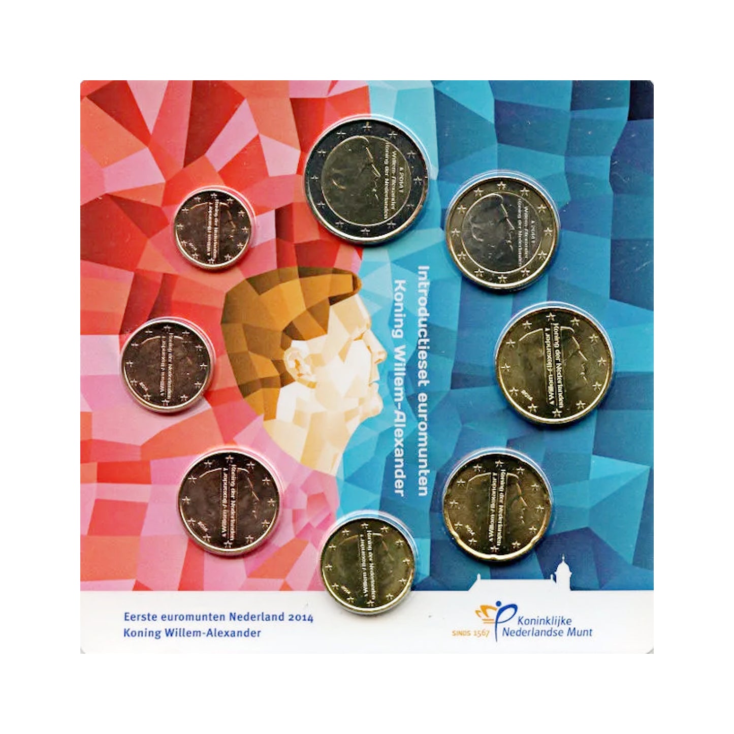 Países Bajos - Set con la serie de monedas euro 2014