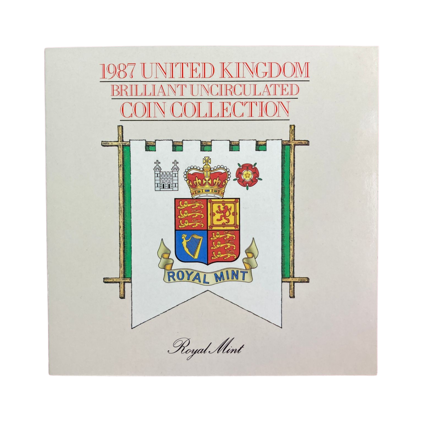 Reino Unido - Cartera con monedas del año 1987