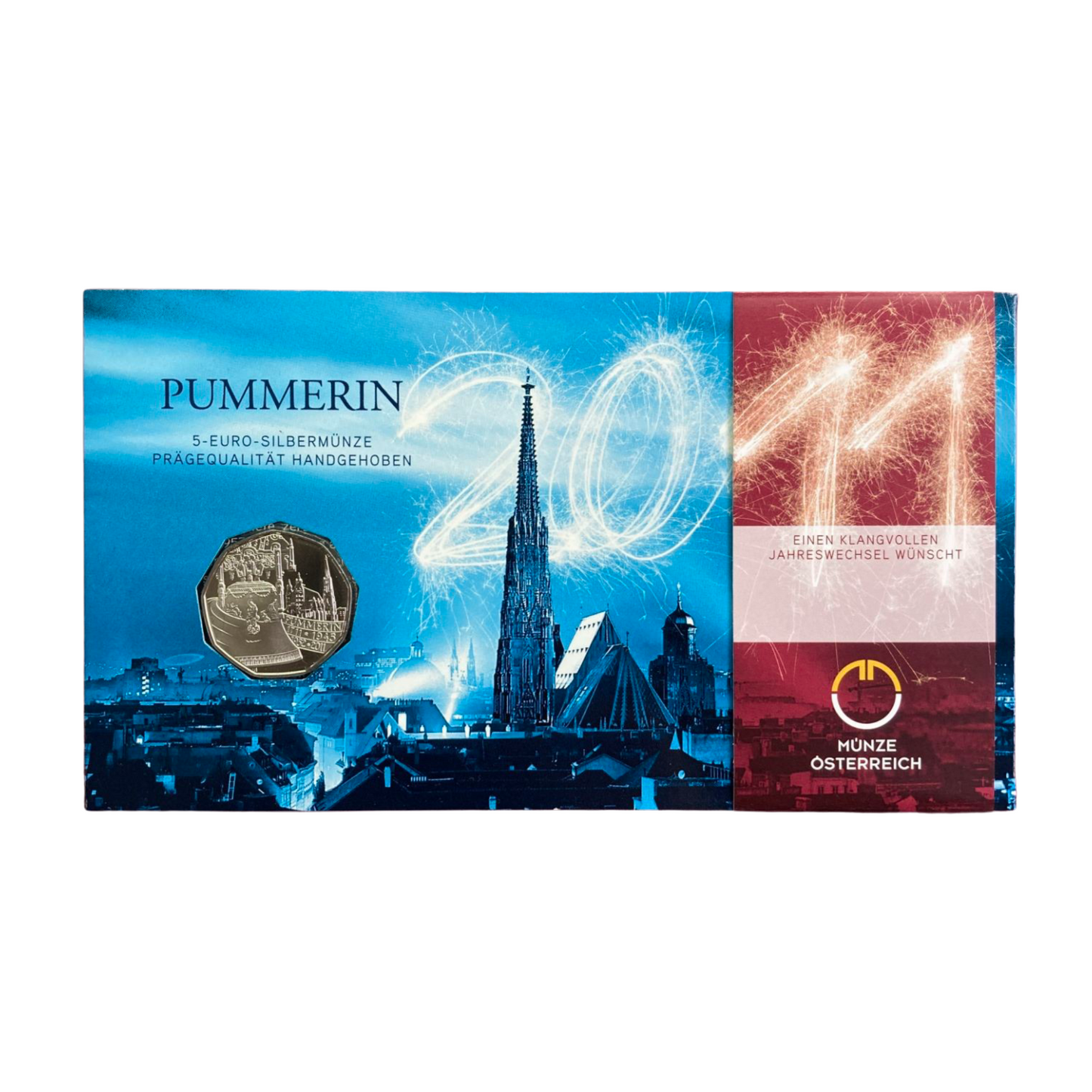 Austria - Moneda 5 euros plata 2011 - Campana Pummerin