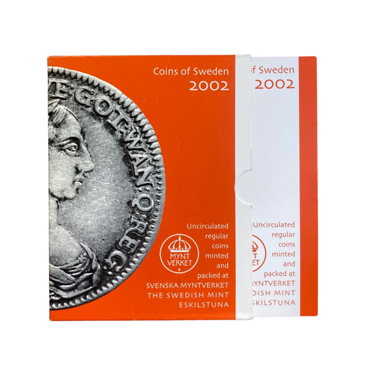 Suecia - Cartera BU 2002 - Monedas y medalla