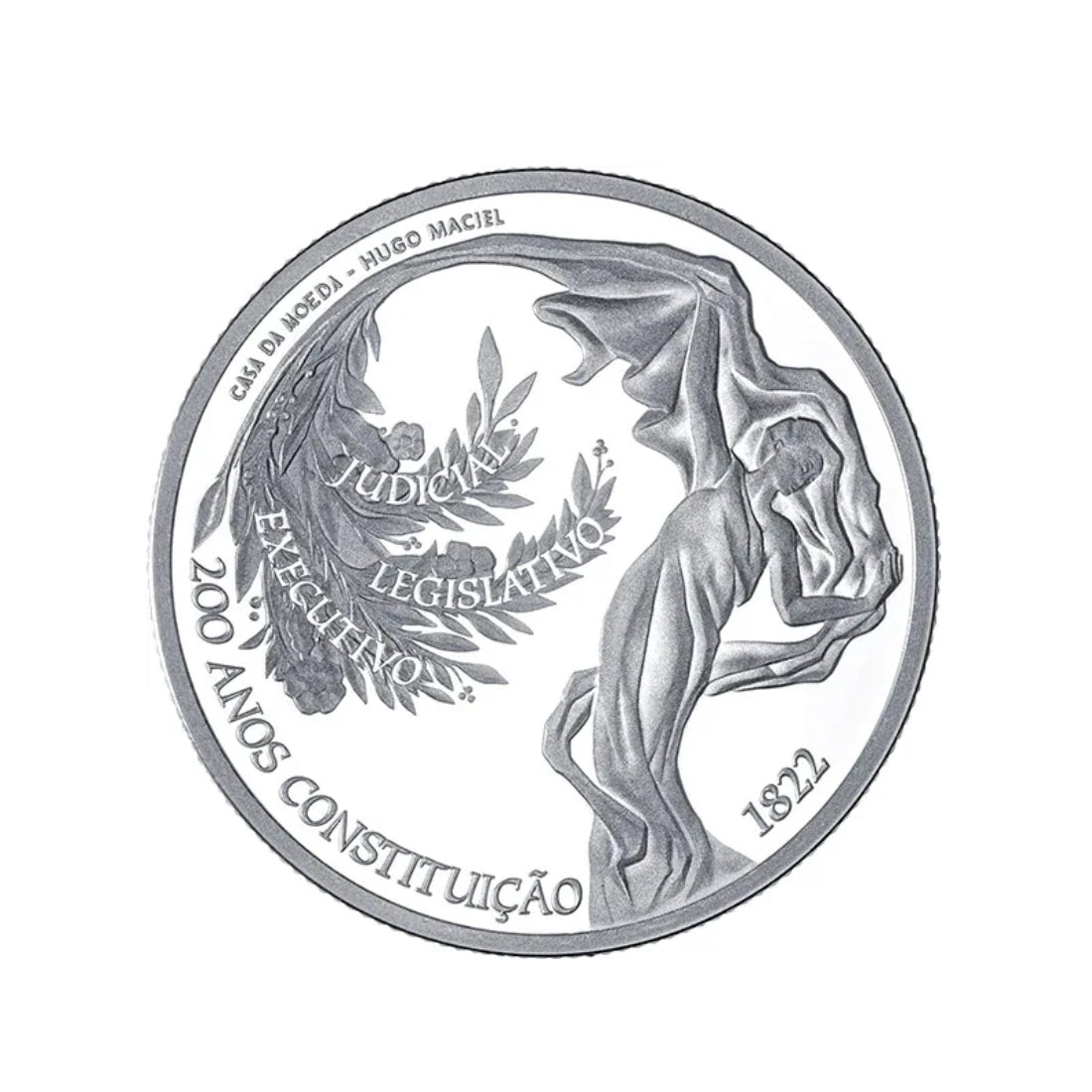 Portugal - Moneda 2,5 euros 2022 - Bicentenario de la Constitución de 1822